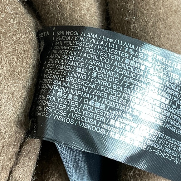 Mango Brown Double-Breasted Oversized Coat - Picture 10 of 16